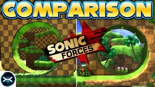 Sonic Forces - Classic Sonic Green Hill Zone Comparison (Sonic 1, Generations, Mania)