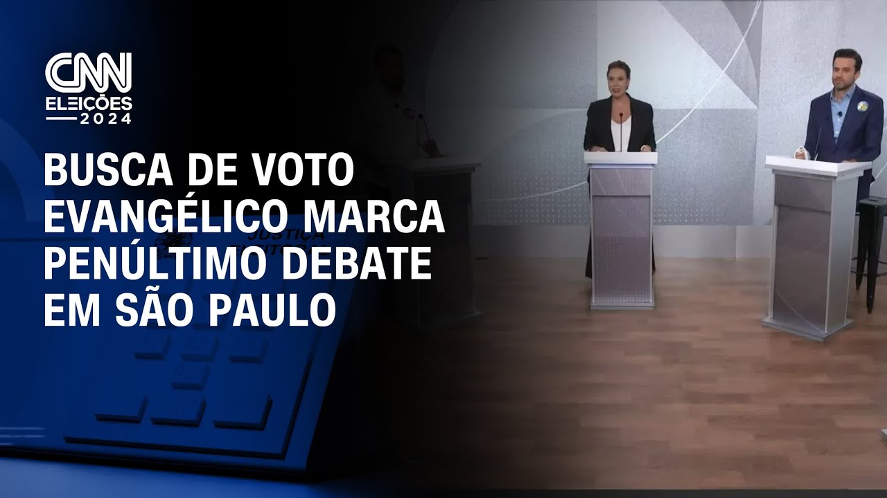 Busca de voto evangélico marca penúltimo debate em São Paulo | BASTIDORES CNN