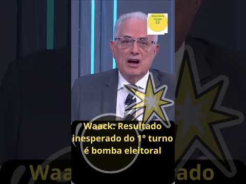 Waack: Resultado inesperado do 1° turno é bomba eleitoral