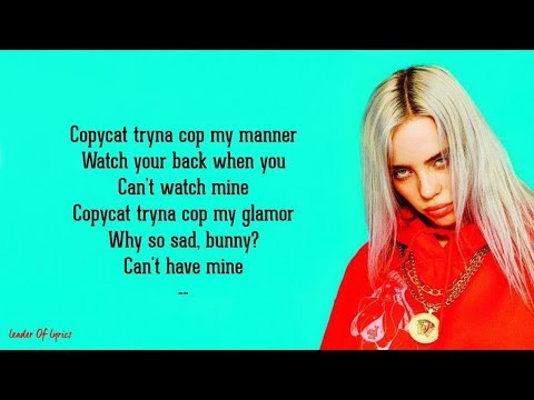 Billie Eilish - COPYCAT (Lyrics)