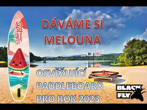 Test Paddleboardu Summer Melon na Kamencovém jezeře!