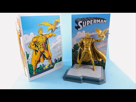 McFarlane Toys Gold Label Superman Centennial Park Tribute Statue Video Review