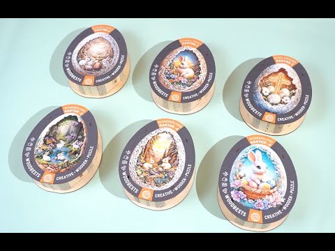 Puzzle Lovers’ Easter Dream – A Beautiful Wooden Egg with a Secret Inside!