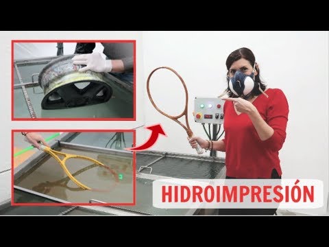 ▶TÉCNICA de HIDROIMPRESIÓN HIDROGRAFIA