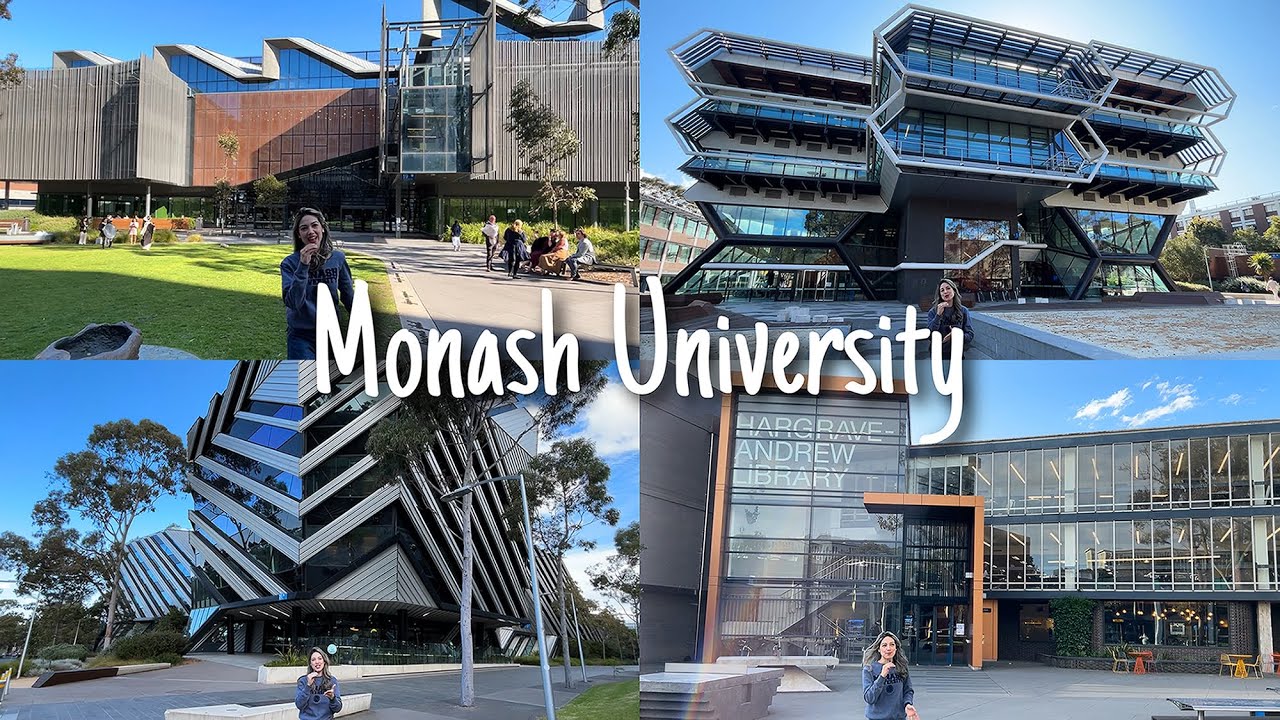 Tour pela Monash University, onde estudo aqui na Austrália