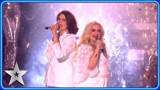 Wham bam! It&#39;s Wildcard act Han &amp; Fran with an ABBA-tastic medley! | The Final | BGT 2025