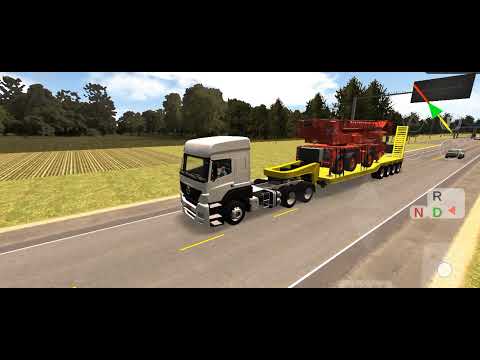 Long trailer truck transport simulator - mega machine transporter #gaming