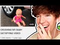 Reacting To Disturbing SATISFYING Videos