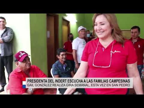 Gail González, entrega títulos y encamina regularización en Yrybucua y Nueva Germania, San Pedro.