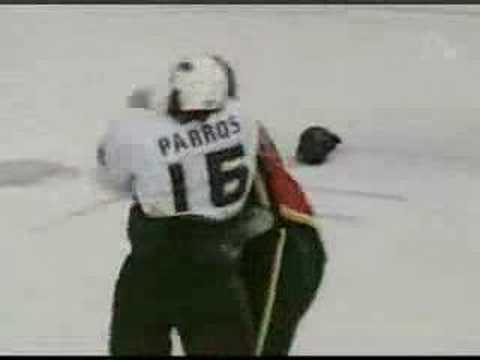 George Parros vs Eric Godard