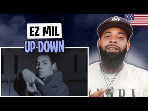 AMERICAN RAPPER REACTS TO-Ez Mil - Up Down (Step & Walk) [Music Video]