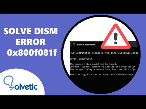 SOLVE DISM ERROR 0x800f081f the SOURCE FILES COULD NOT BE FOUND ✅✅