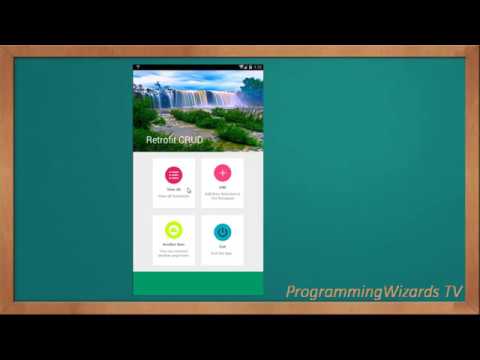 Android Student Projects S1E1 : Reusable Retrofit MySQL CRUD App
