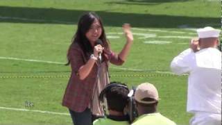 Charice 'God Bless America' Jacksonville Jaguars EverBank Field, 9-11 10th Anniversary Tribute