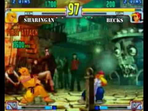 Ranbat Nakoko 2008 3rd Strike Part 15 Sharingan vs Becks