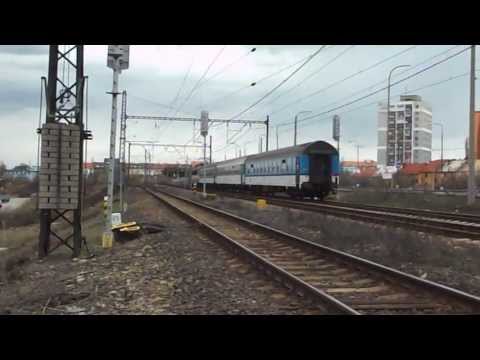 Vlak Sp 1694 (ČD 363.076, zpoždění 5 min) - Chomutov, 19. 4. 2013