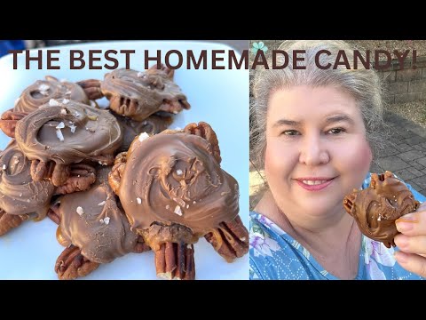 EASY 3 INGREDIENT Caramel Pecan Turtles