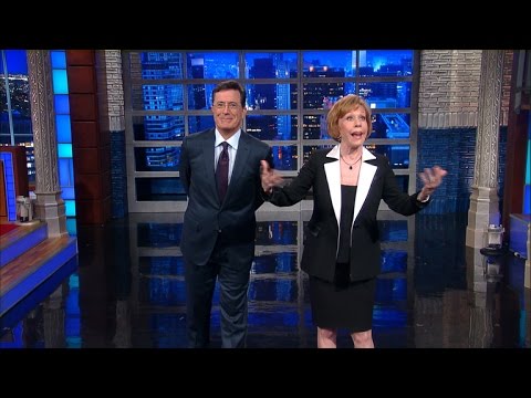 Carol Burnett Helps Stephen Start The Show