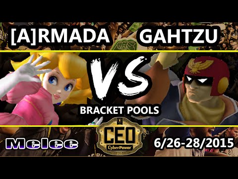 CEO 2015 - [A] Armada (Peach) Vs. Gahtzu (Captain Falcon) SSBM Bracket Pools WF - Smash Melee