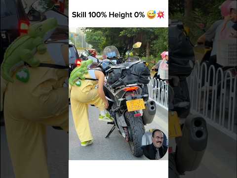 Skills_100__Height_0__😅_#shorts_#funny_#reaction_#motovlog_#bike_#rider_#tranding(1440p60)