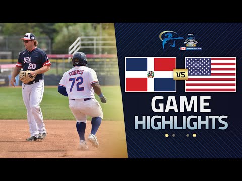 HIGHLIGHTS | 🇩🇴 Dominican Republic vs 🇺🇸 USA | WBSC Men's Softball World Cup Finals 2025