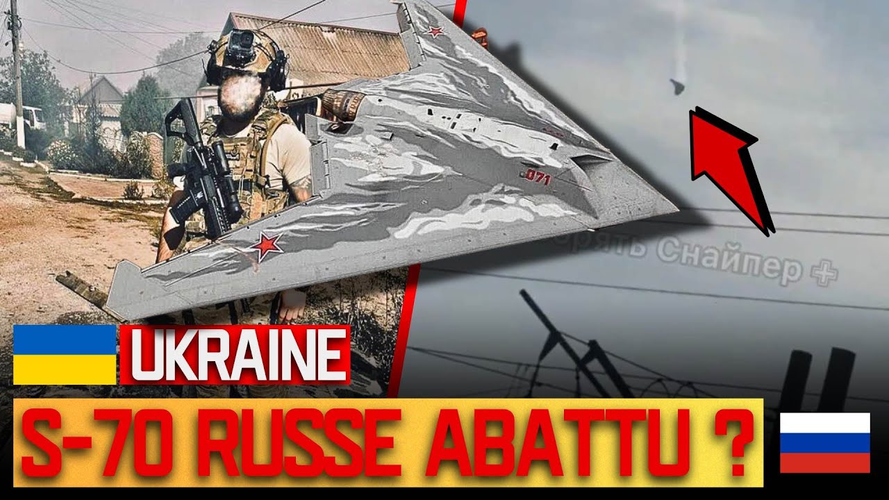 THE BRAND NEW RUSSIAN COMBAT DRONE DESTROYED IN UKRAINE (BY THE RUSSIANS)