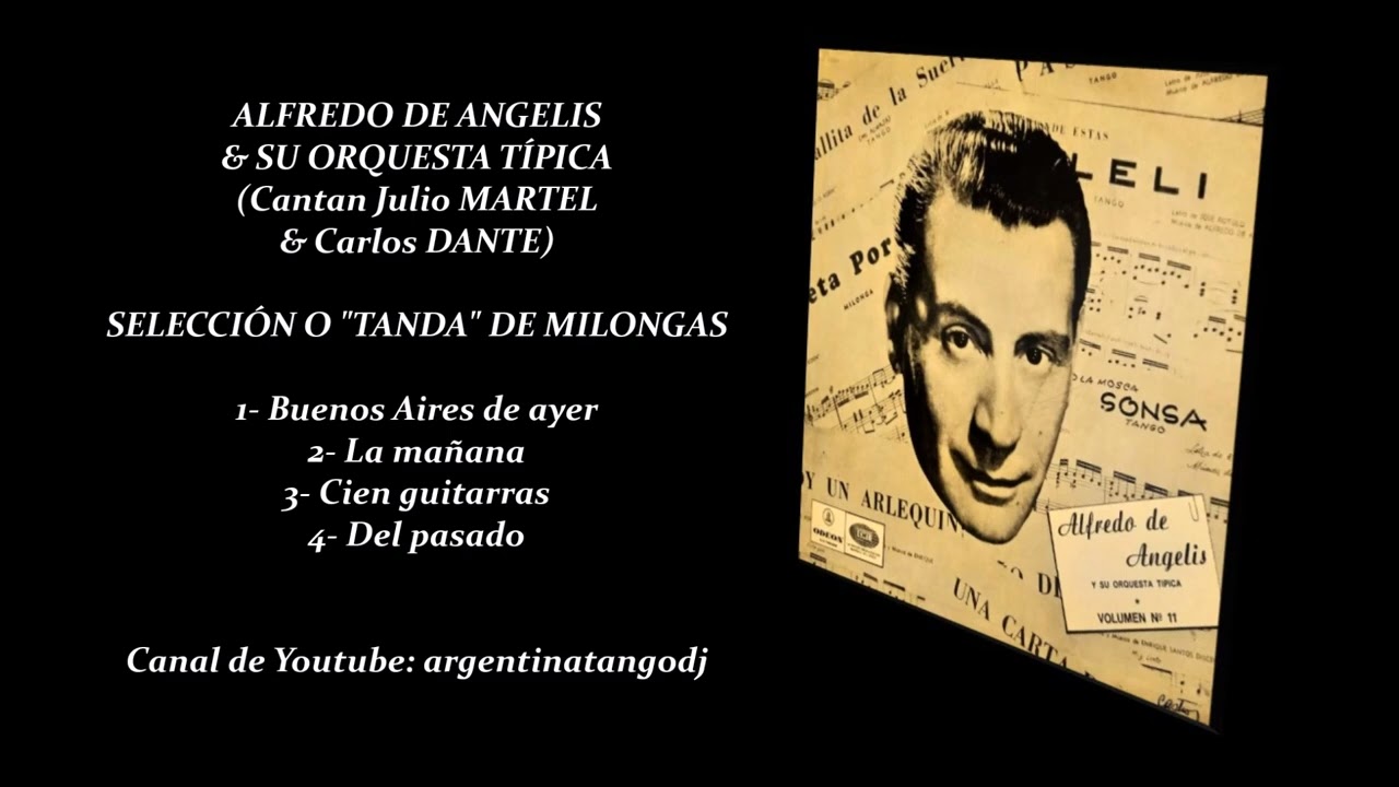 ALFREDO DE ANGELIS & JULIO MARTEL / CARLOS DANTE: SELECCIÓN O "TANDA" DE MILONGA