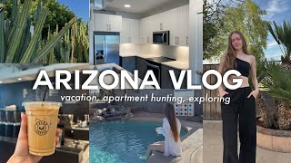 A WEEK IN ARIZONA 🌵 pool days, apartment hunting, travel with me!