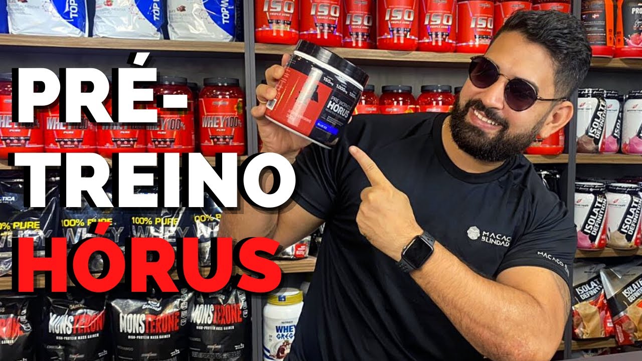 AVALIANDO O NOVO PRÉ TREINO HORUS DA MAX TITANIUM