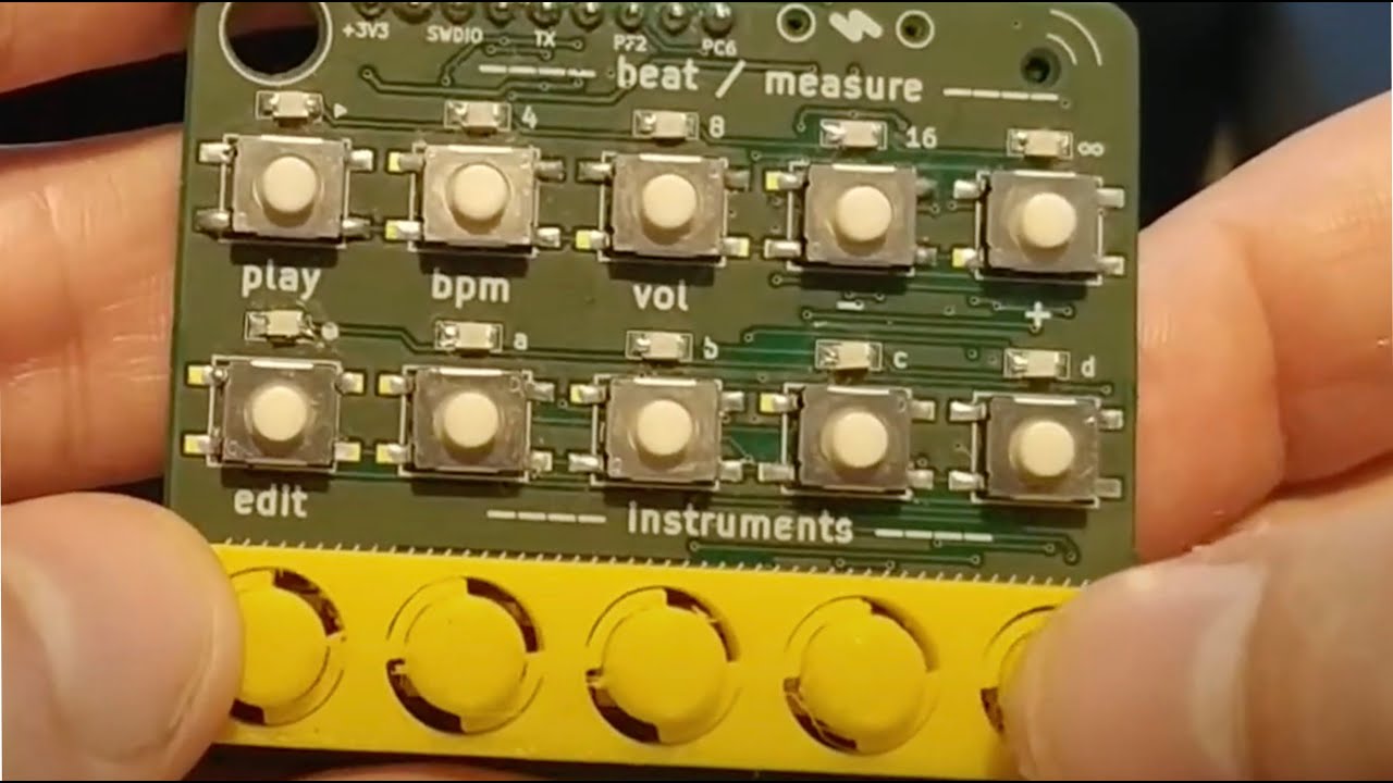 One piece 3D printed buttons