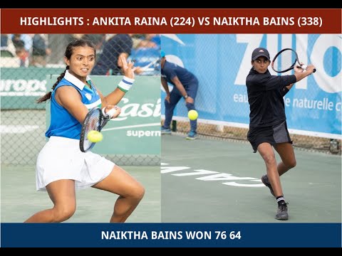 ITF W40 Ladies Open De Calvi - R1: Naiktha Bains vs Ankita Raina - HLs