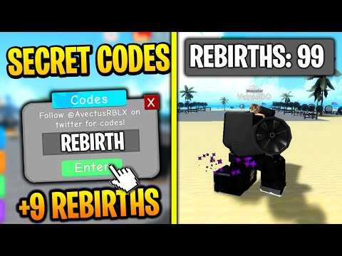 *SECRET* ALL INSANE REBIRTH CODES IN ROBLOX WEIGHT LIFTING SIMULATOR 3!