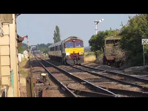 66743 & 66746 Belmond Royal Scotsman through Manea *2 Tone* - 11/7/18