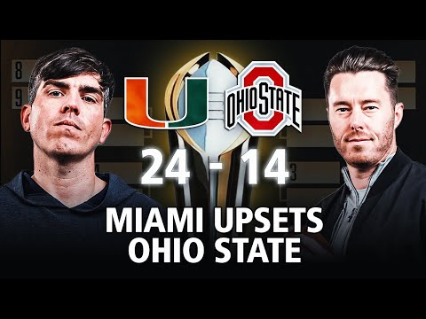 Miami SHOCKS Ohio State | College Football Playoff Round 2 Reaction