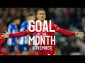 November's Goal of the Month contenders | Thiago's worldie, Trent's free kick & Jota's cool finish