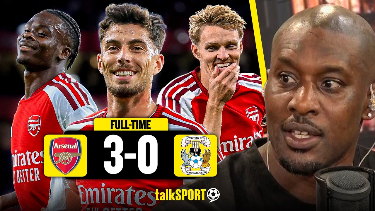 "ARSENAL ARE BACK BABY!" Carlton Cole REACTS to Arsenal's DOMINANT 3-0 Win against Coventry!