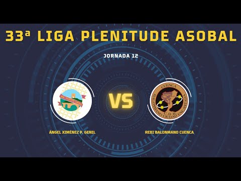 33ª Liga Plenitude ASOBAL J12: Ángel Ximénez P. Genil - REBI Balonmano Cuenca 30-30