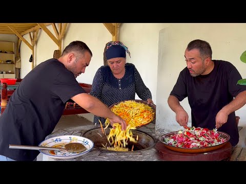 How to make Uzbek pilaf at home on 3 kg of laser rice | YasharBek