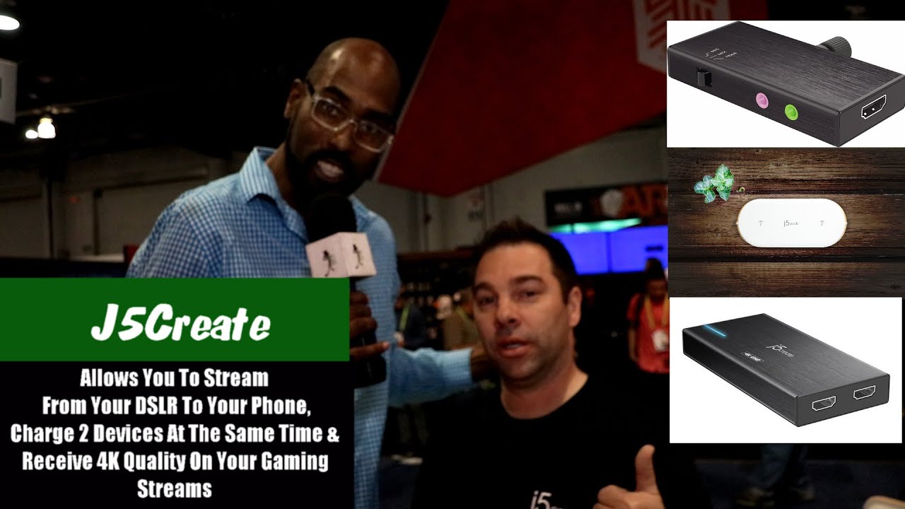 J5 Create Allows You To Use Your DSLR With Your Phone For Livestreaming