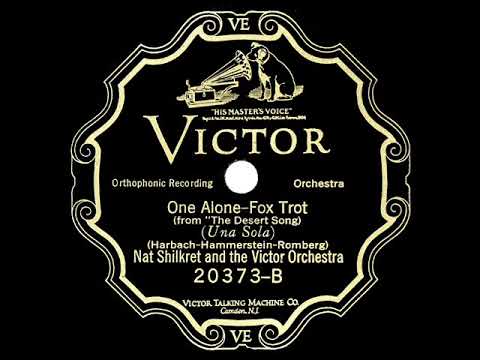 1927 HITS ARCHIVE: One Alone - Nat Shilkret