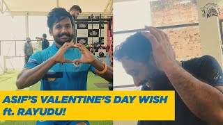 KM Asif's Valentine's Day wish ft. Ambati Rayudu
