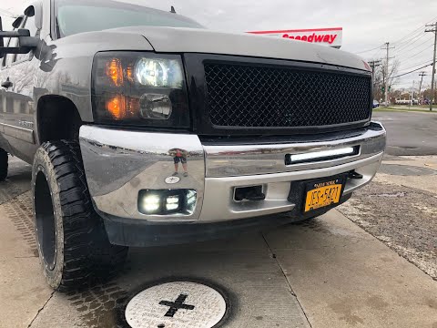 07-13 Silverado rough country pod fog lights review