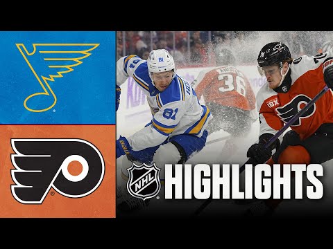 NHL Highlights | Blues vs. Flyers | November 20, 2025