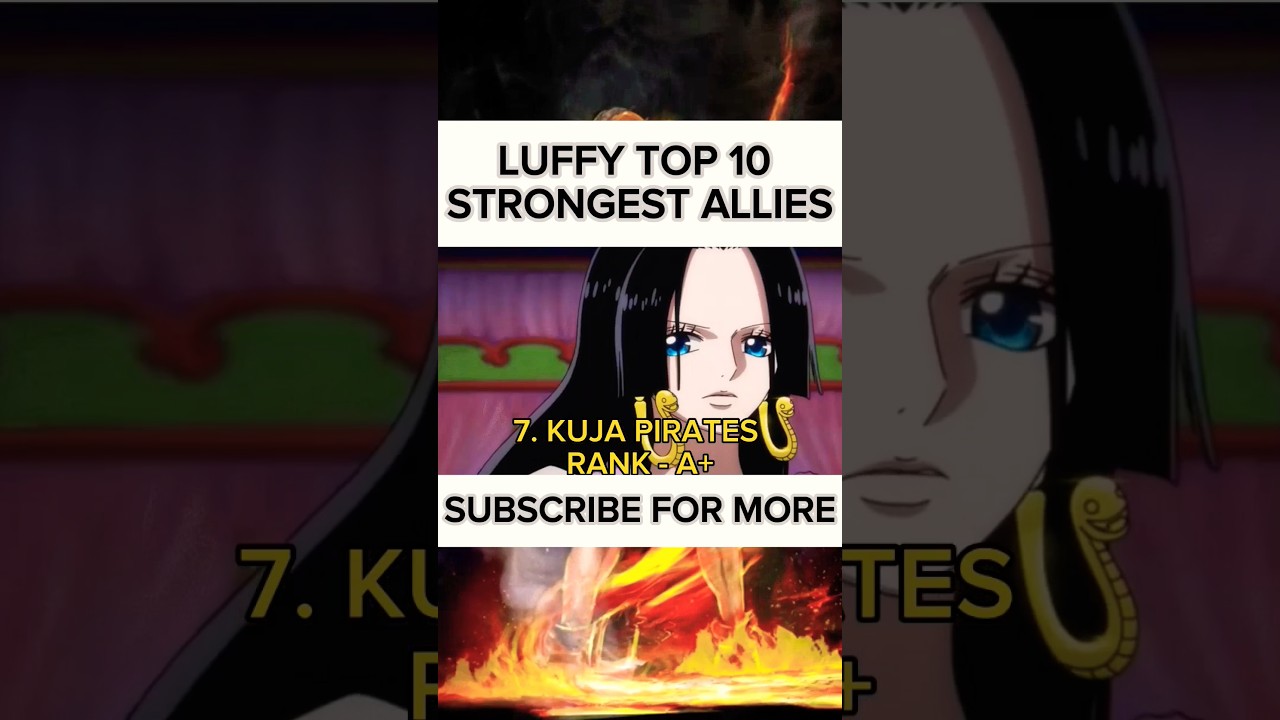 Luffy top 10 strongest ALLIES (genuine) #luffyallience #onepiece #top10strongest