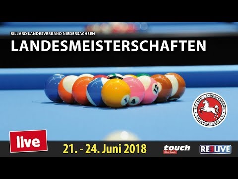 Landesmeisterschaften 2018  BLVN 8 Ball powered by REELIVE & TOUCH