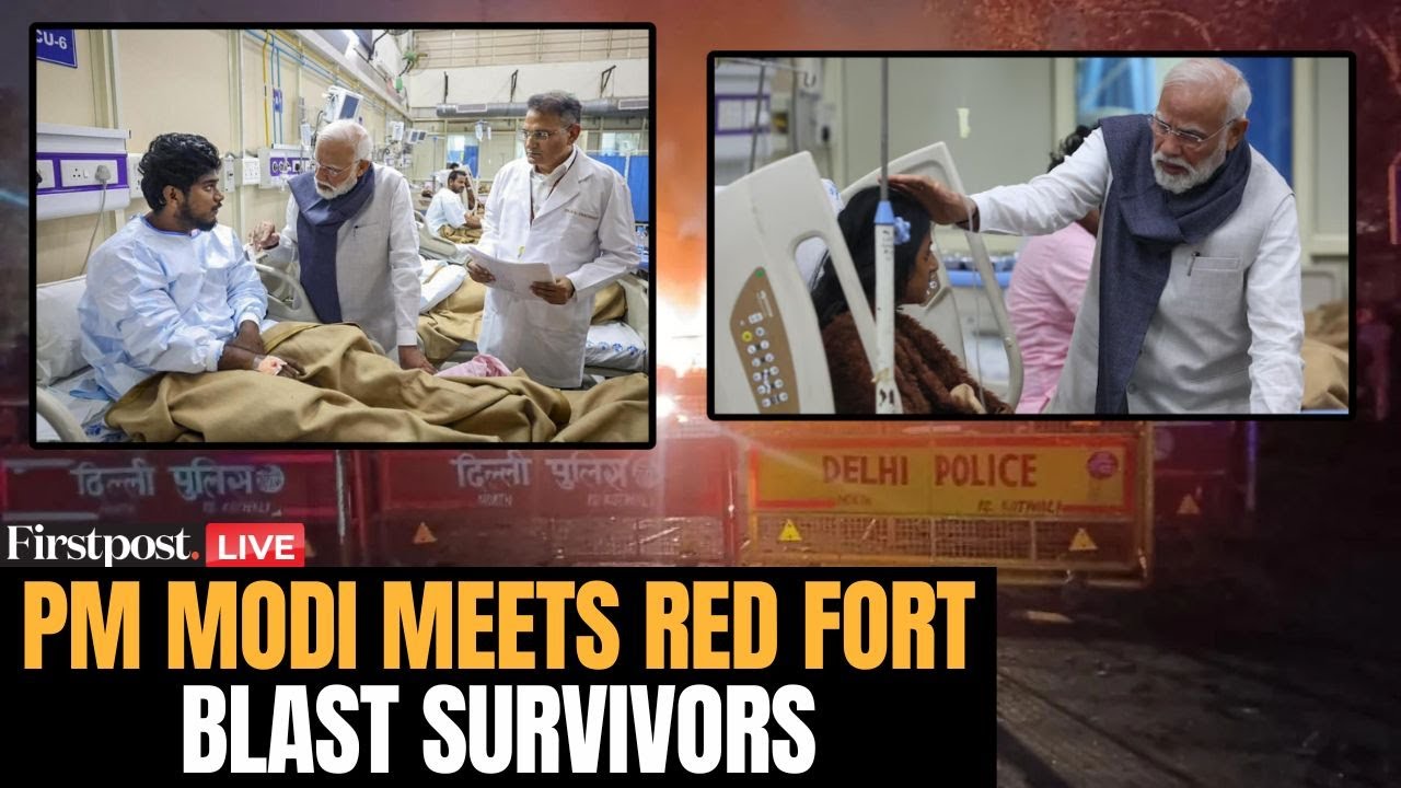 PM Modi LIVE: PM Modi Interacts with Victims of Deadly Lal Quila Blast at LNJP Hospital | N18G