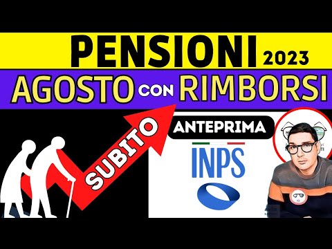 📌 PENSIONI AGOSTO 2023 ✅ VERIFICA in ANTEPRIMA RIMBORSI CONGUAGLI nel CEDOLINO INPS NUOVO SERVIZIO