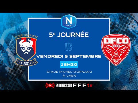 J5 I SM Caen vs Dijon FCO en replay (0-0) I National FFF 2025-2026