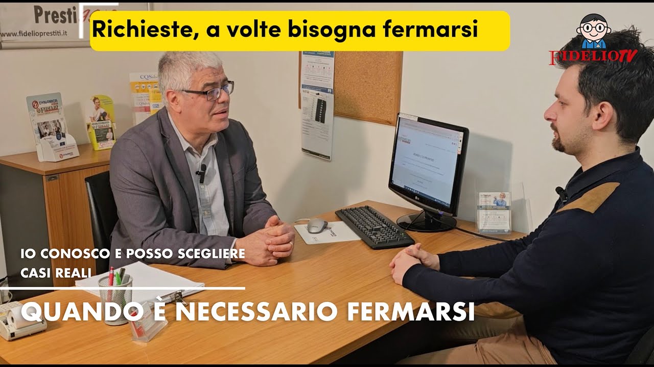 [ Casi Reali - 11 ] Quando è necessario fermarsi