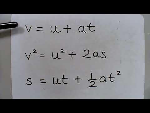 How do you decide which SUVAT equation to use?